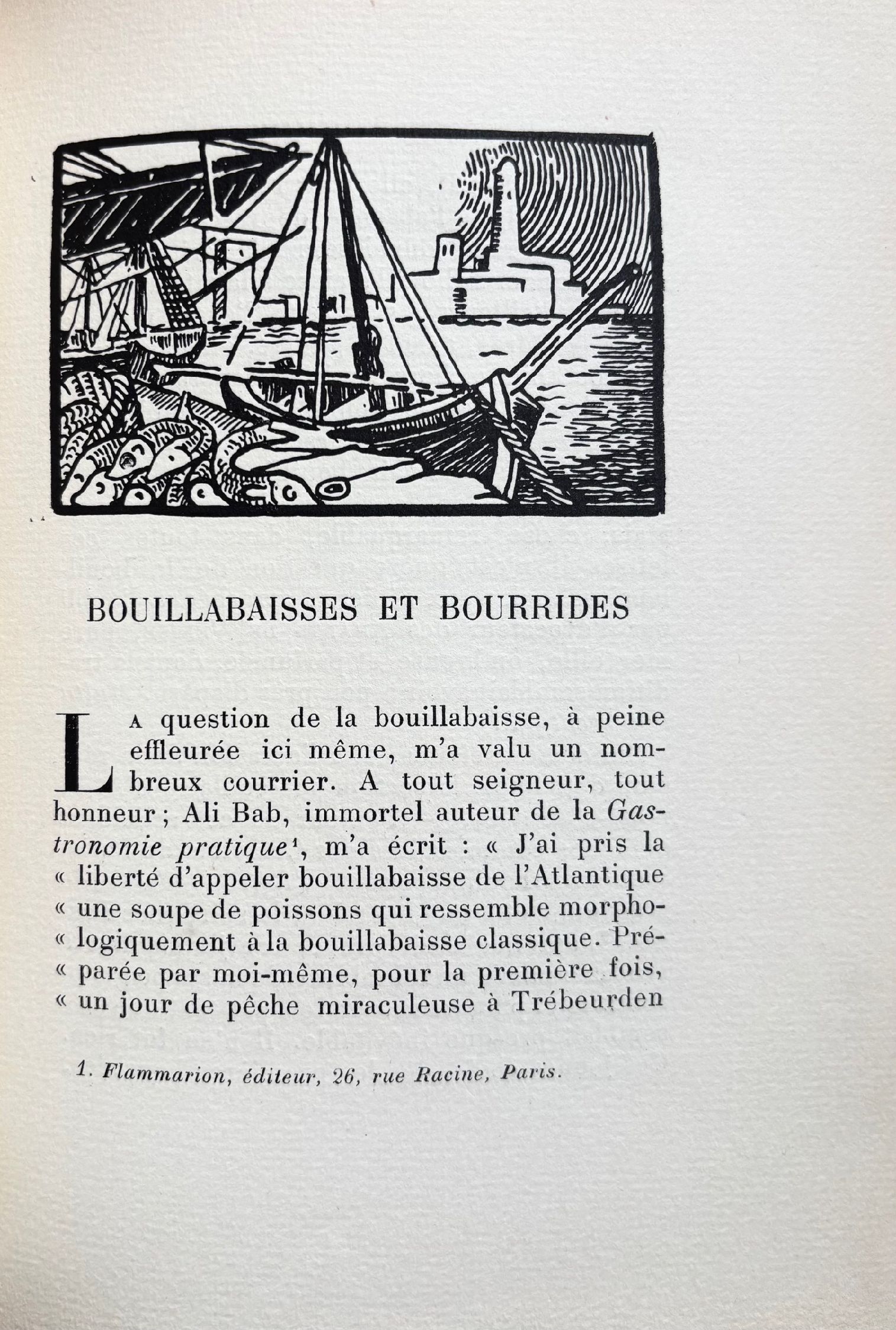 (French) Daudet, Leon. A Boire et a Manger