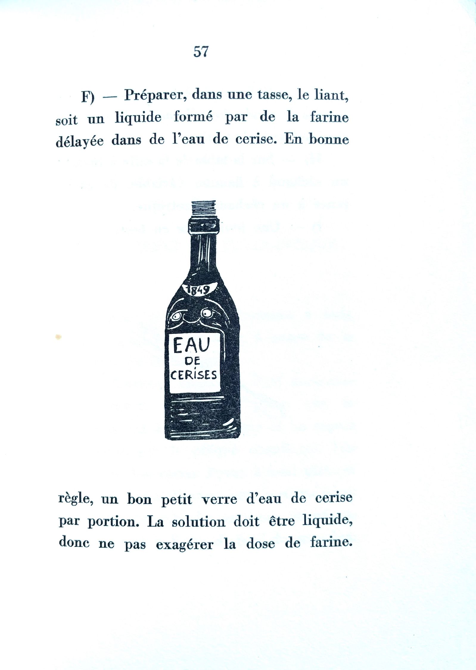 (Fondue) Maurice Lugeon. La Recette de la Fondue Vaudoise. *Signed*