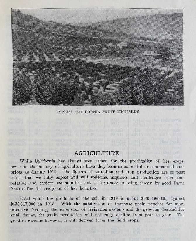 (*NEW ARRIVAL*) (California) California Development Board. California Resources and Possibilities: Annual Report