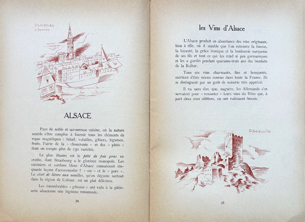 (Wine) Curnonsky. France Paradis du Vin et de la Bonne Chere