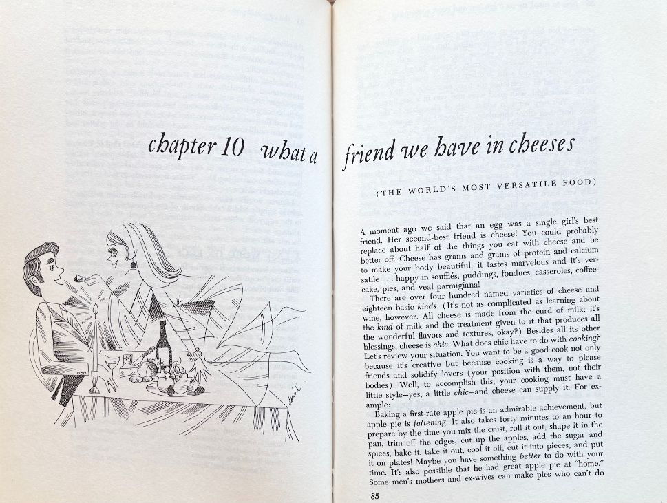 (Feminist) Helen Gurley Brown.  Helen Gurley Brown's Single Girl's Cookbook.