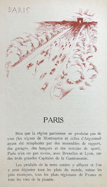 (*NEW ARRIVAL*) (Wine) Curnonsky. France Paradis du Vin et de la Bonne Chere