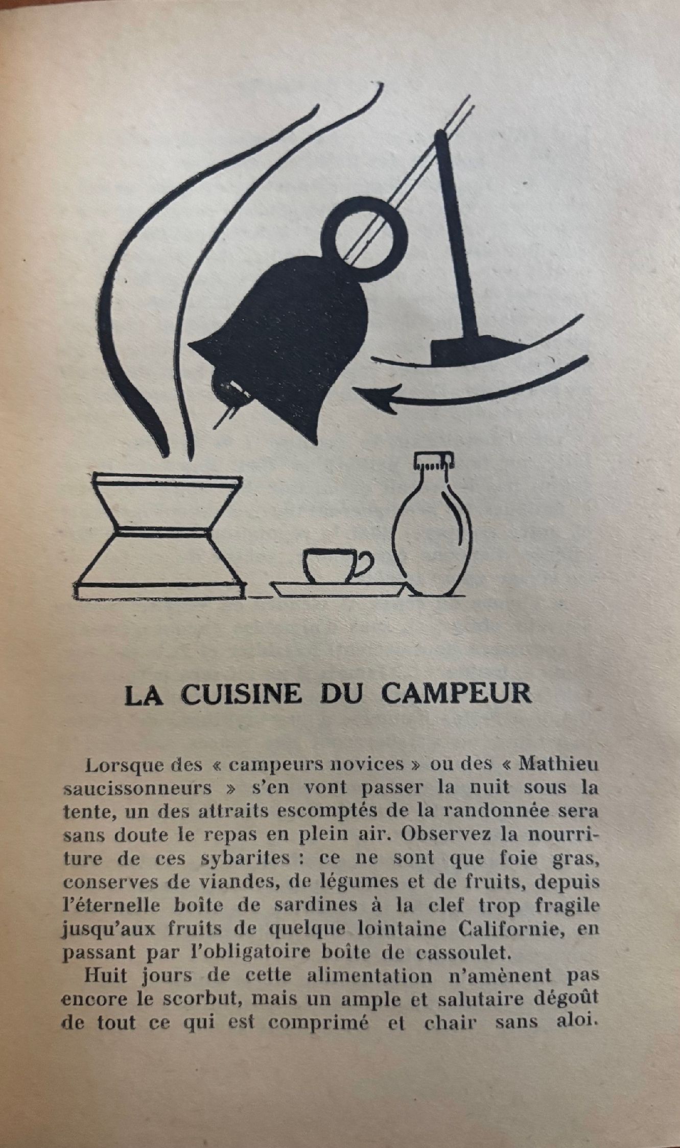 (*NEW ARRIVAL*) (Camping) J. Loiseau. Cuisine de Camping