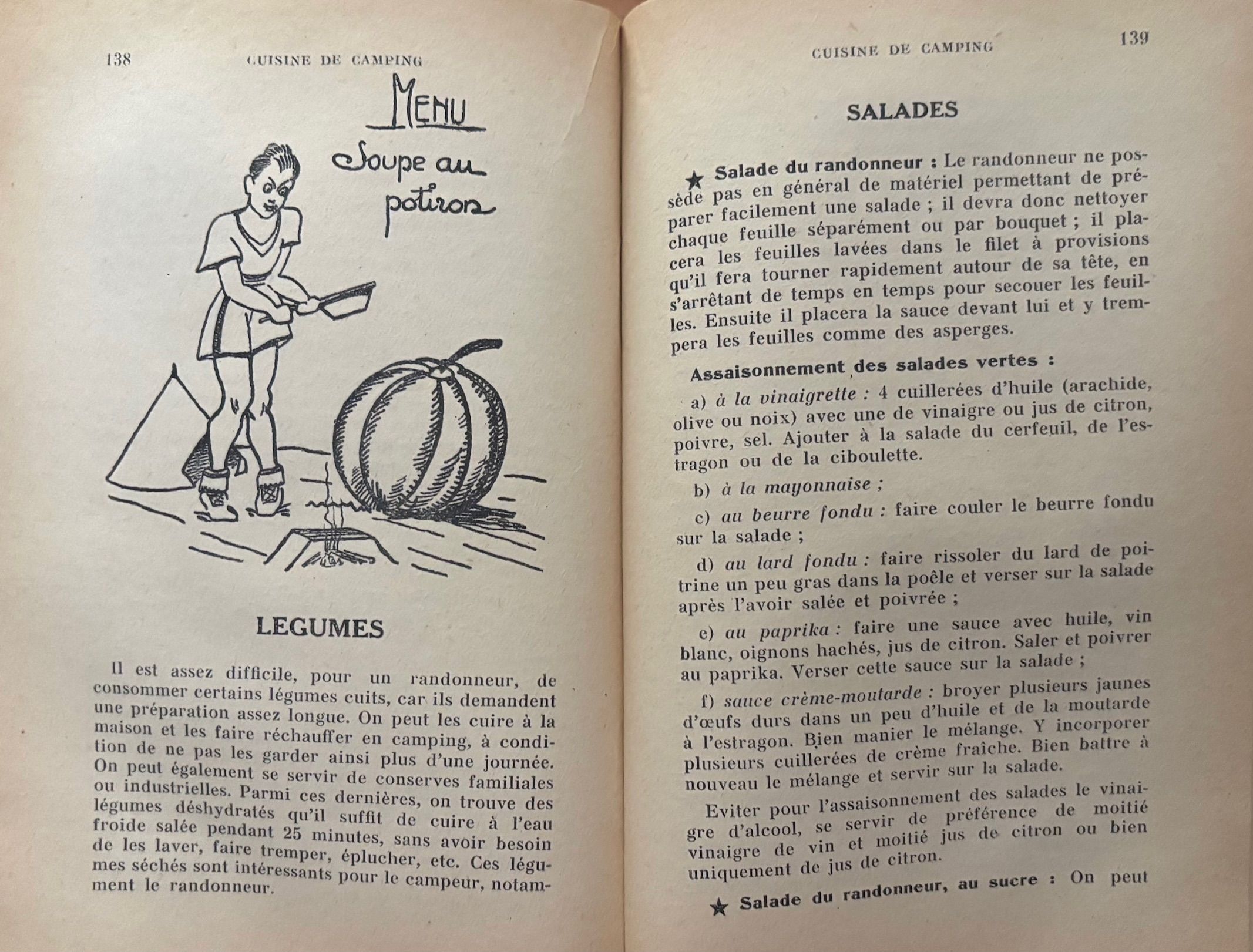 (*NEW ARRIVAL*) (Camping) J. Loiseau. Cuisine de Camping