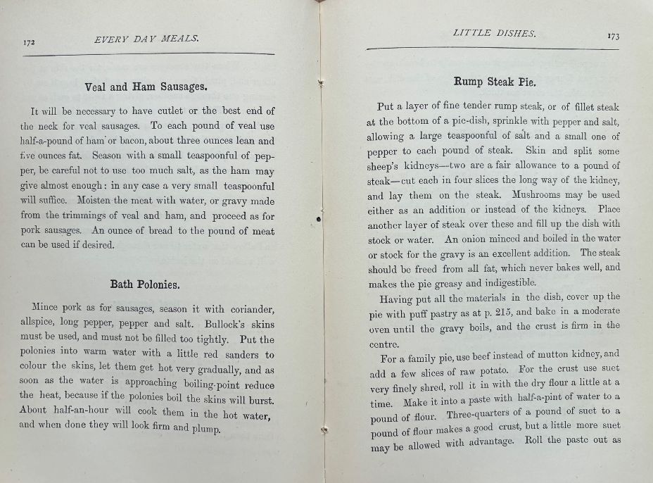 (Victorian) Mary Hooper. Every-Day Meals, being Economic and Wholesome Recipes for Breakfast, Luncheon and Supper