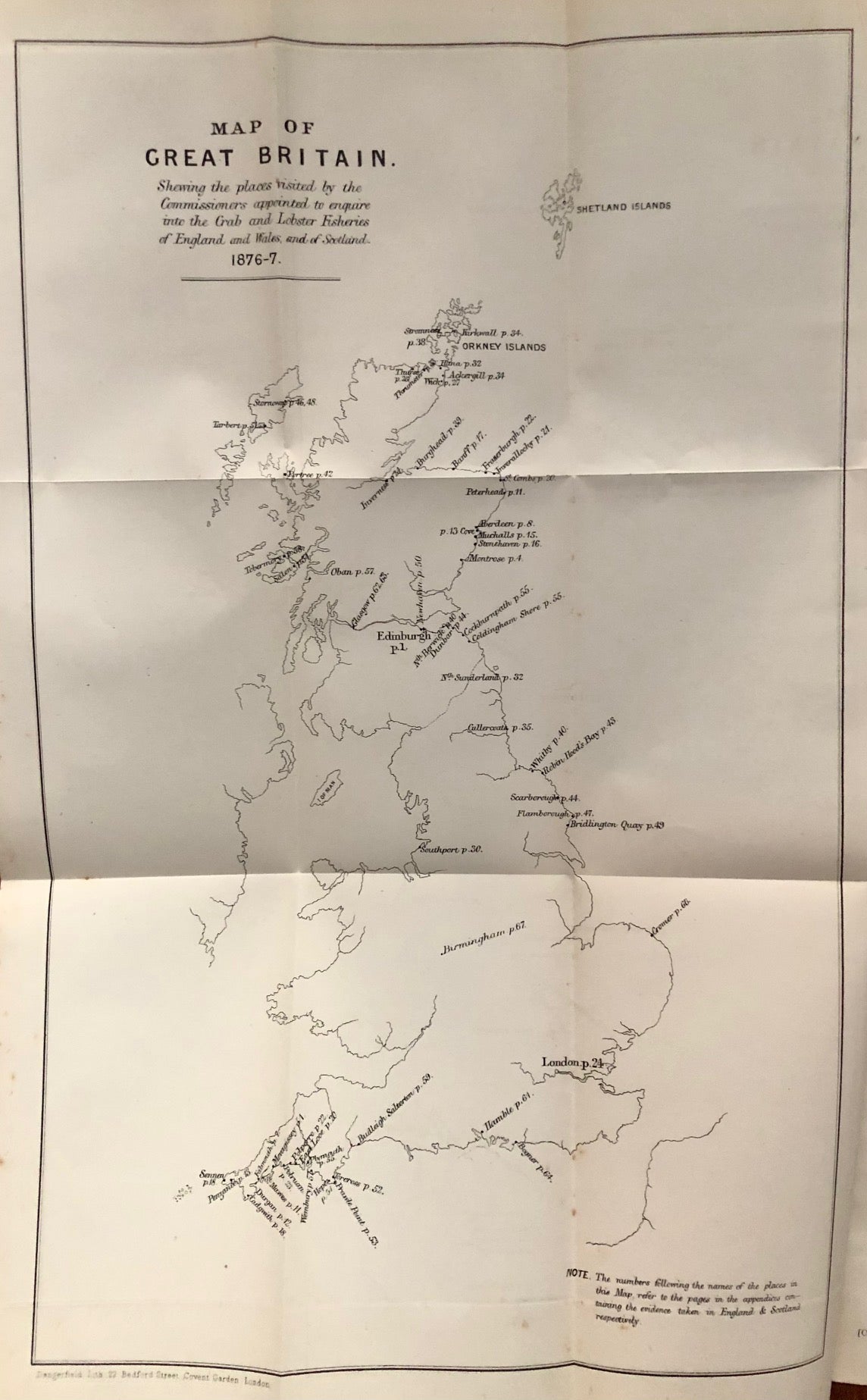 (*NEW ARRIVAL*) (Shellfish) Buckland, Frank, Spencer Walpole, J. A. Blake, et al. Reports of the Crab and Lobster Fisheries of England and Wales, Scotland, and Ireland