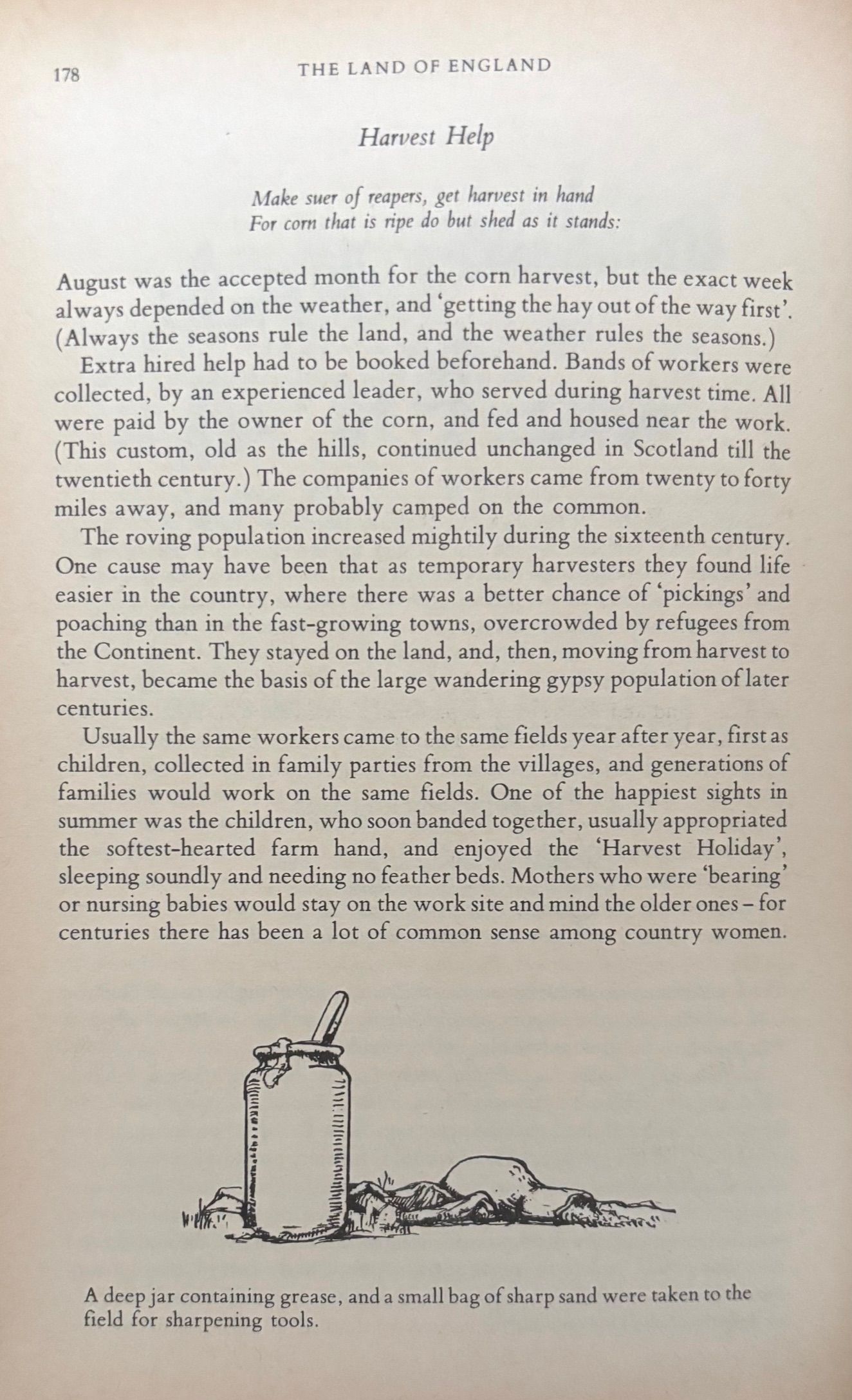 (Food History) Dorothy Hartley. The Land of England: English Country Customs through the Ages