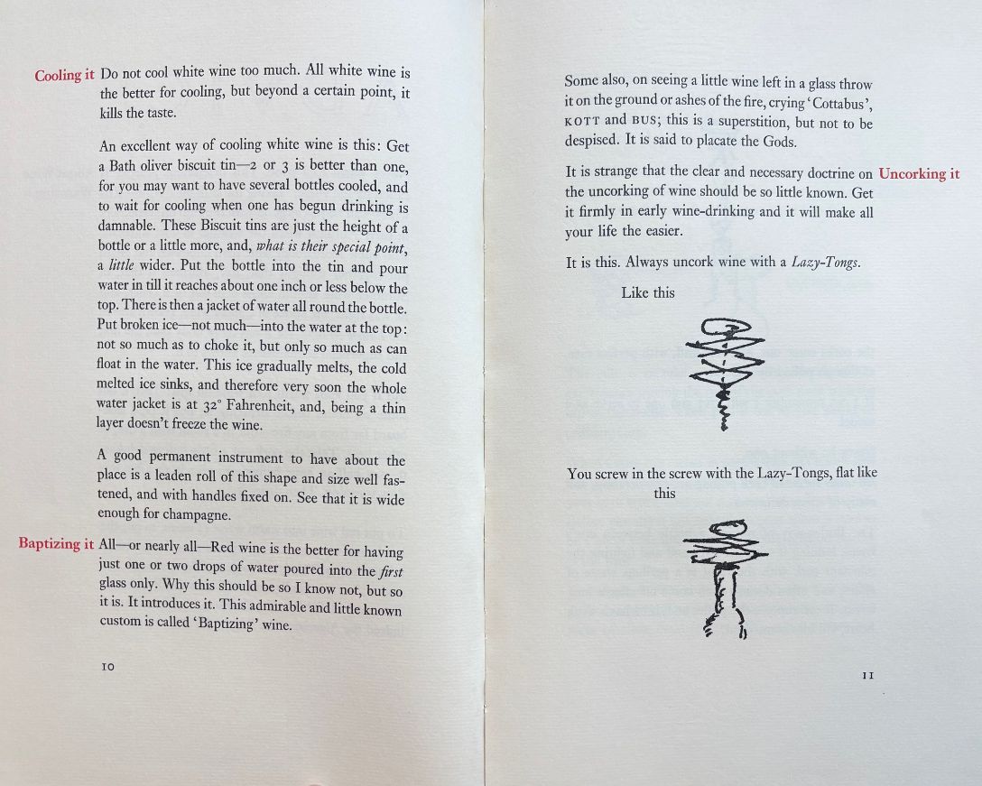 (*NEW ARRIVAL*) (Food Writing) Belloc, Hilaire. Advice
