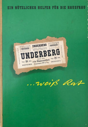 (Bitters) Underberg. Underberg...weiss ras.