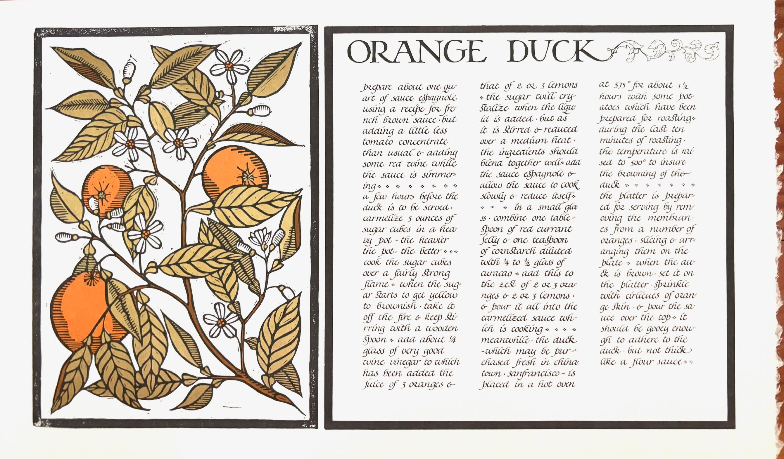 (*NEW ARRIVAL*) (Chez Panisse) Orange Duck