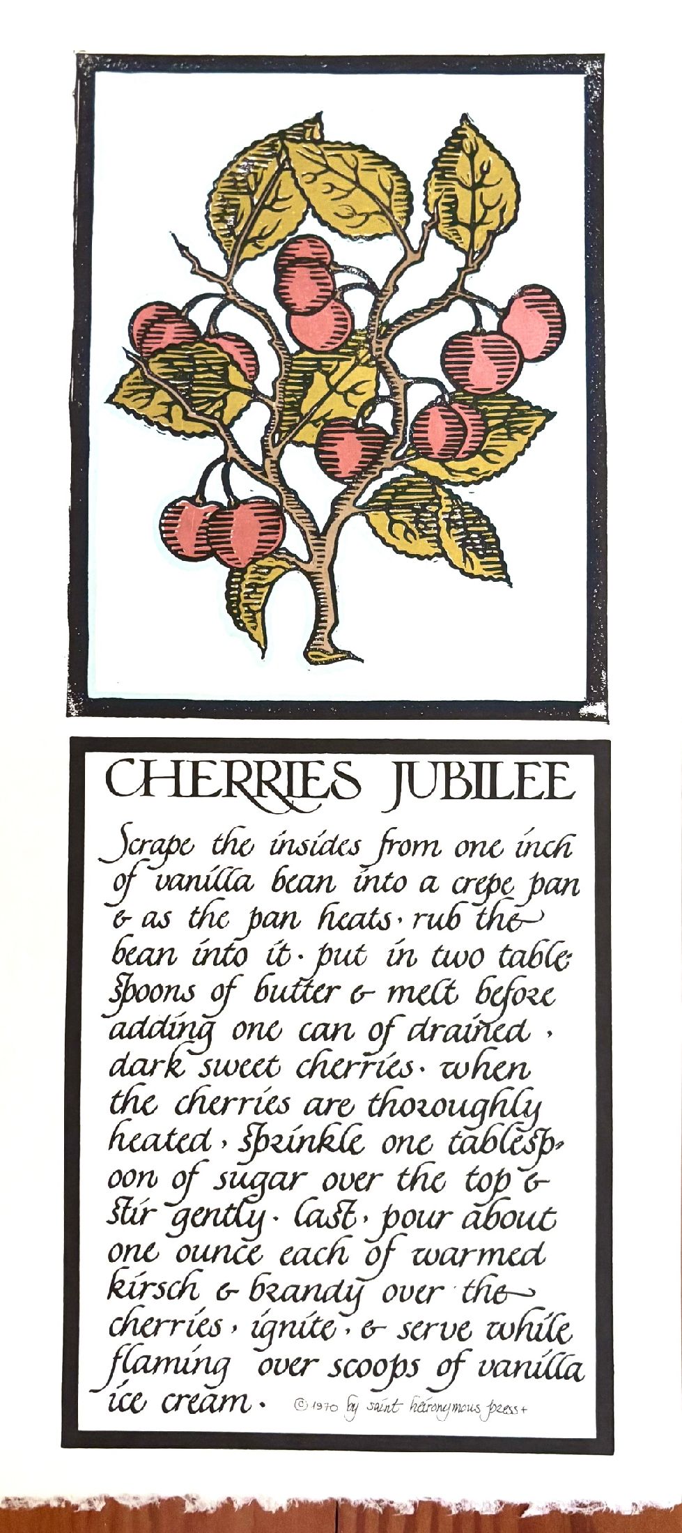 (*NEW ARRIVAL*) (Chez Panisse) Cherries Jubilee