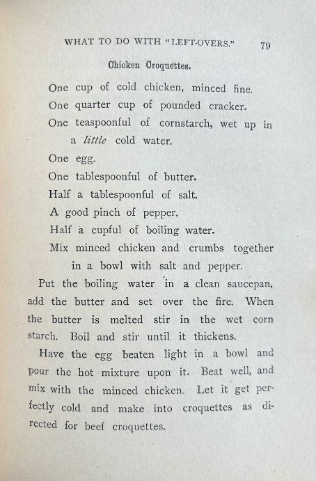 (*NEW ARRIVAL*) (American) Marion Harland. Cookery for Beginners: Series of Familiar Lessons for Young Housekeepers