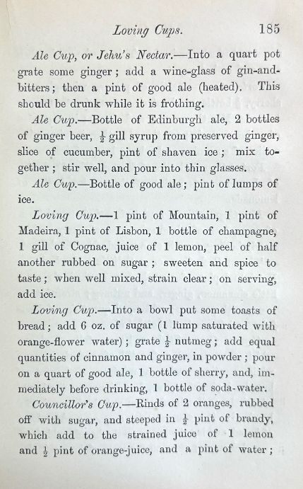 (*NEW ARRIVAL*) (Cocktails) Terrington, William. Cooling Cups and Dainty Drinks: A Collection of Recipes for "Cups" and Other Compounded Drinks, and of General Information on Beverages of All Kinds.