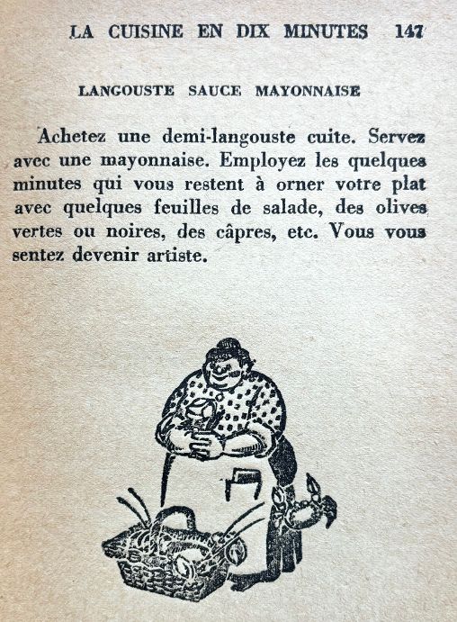 (French) Edouard De Pomiane. La Cuisine en Dix Minutes ou l'Adaptation au Rythme Moderne