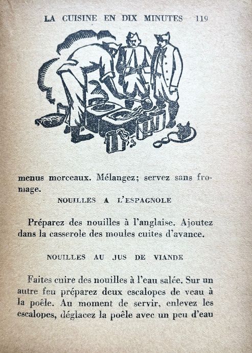 (French) Edouard De Pomiane. La Cuisine en Dix Minutes ou l'Adaptation au Rythme Moderne