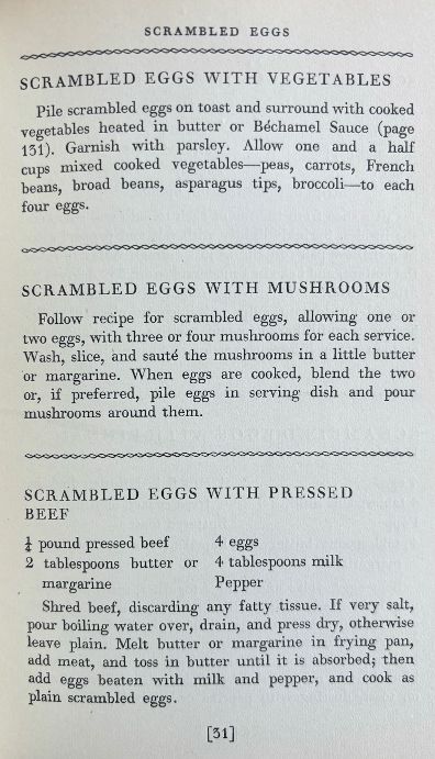 (*NEW ARRIVAL*) (Eggs) Lily Haxworth Wallace. Egg Cookery: A Complete Handbook of Tested Recipes for Breakfast, Luncheon and Dinner