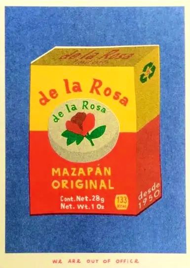 Risograph Print: A box of Mazapán Original