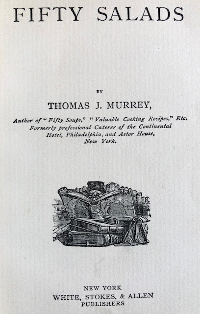 (Victorian) Thomas Murrey. Fifty Salads.