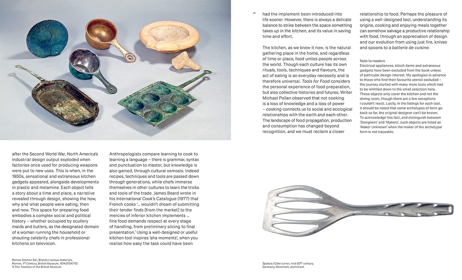 Tools for Food: The Stories Behind the Objects that Influence How and What We Eat (Corinne Mynatt)