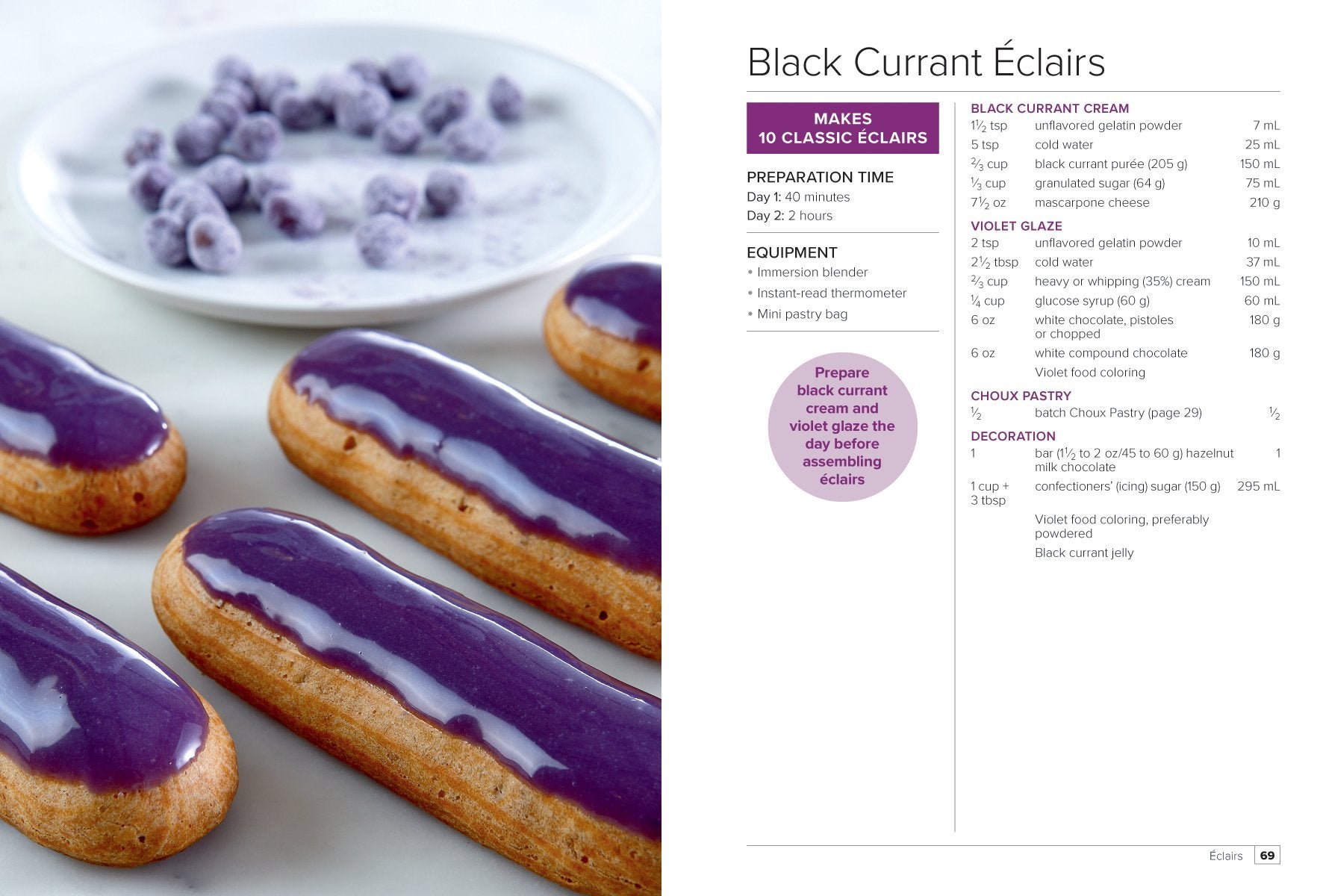 Éclairs: Easy, Elegant, and Modern Recipes (Christophe Adam)
