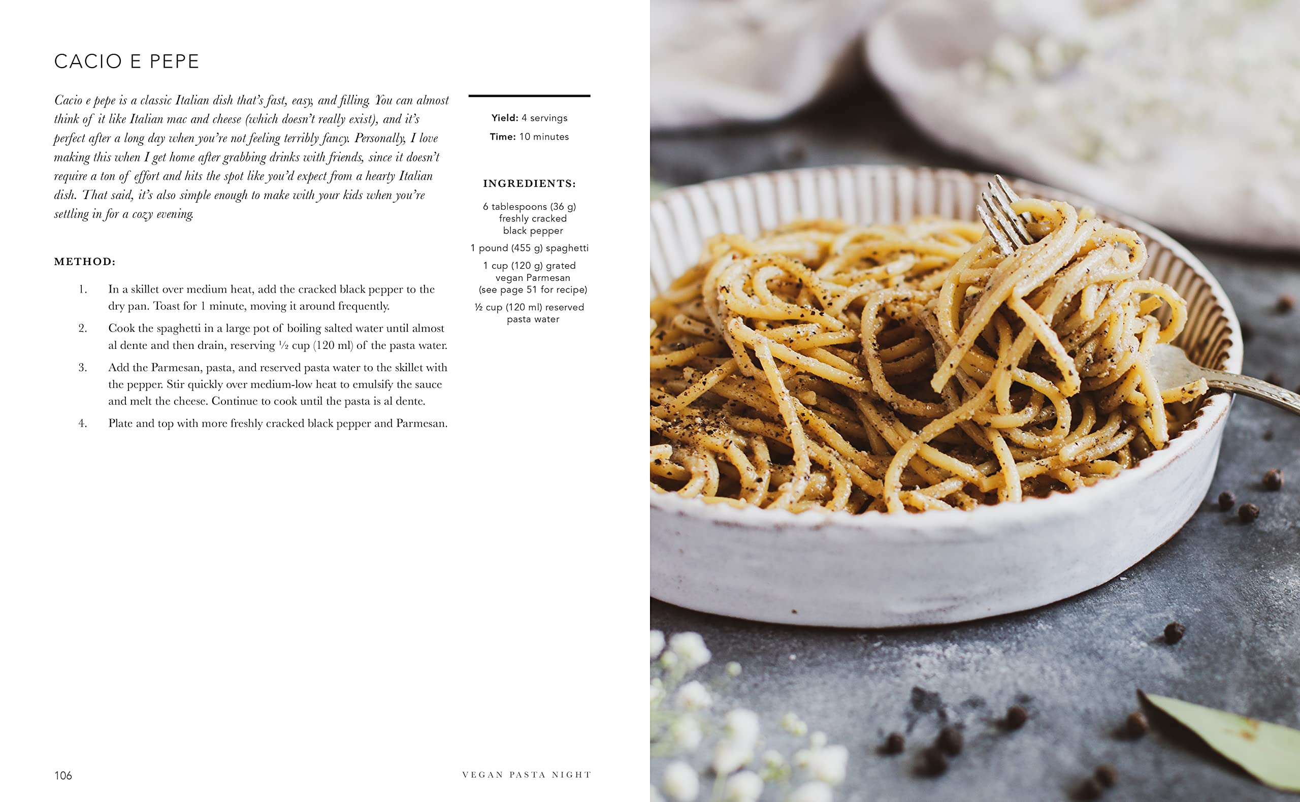 Vegan Pasta Night: A Modern Guide to Italian-Style Cooking (Brianna Claxton)