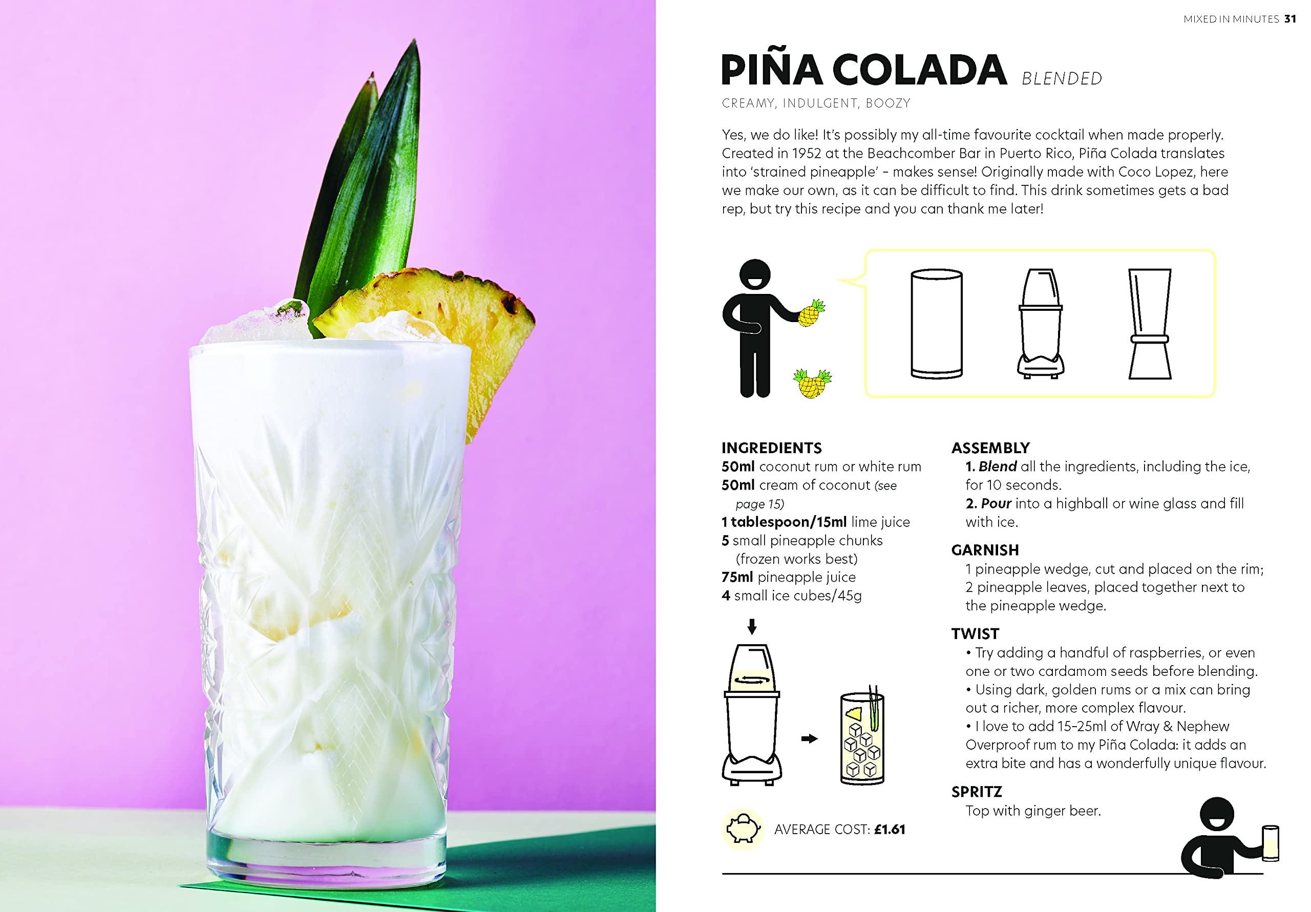 Mixed in Minutes: 50 Quick & Easy Cocktails to Make at Home (Dan Whiteside)