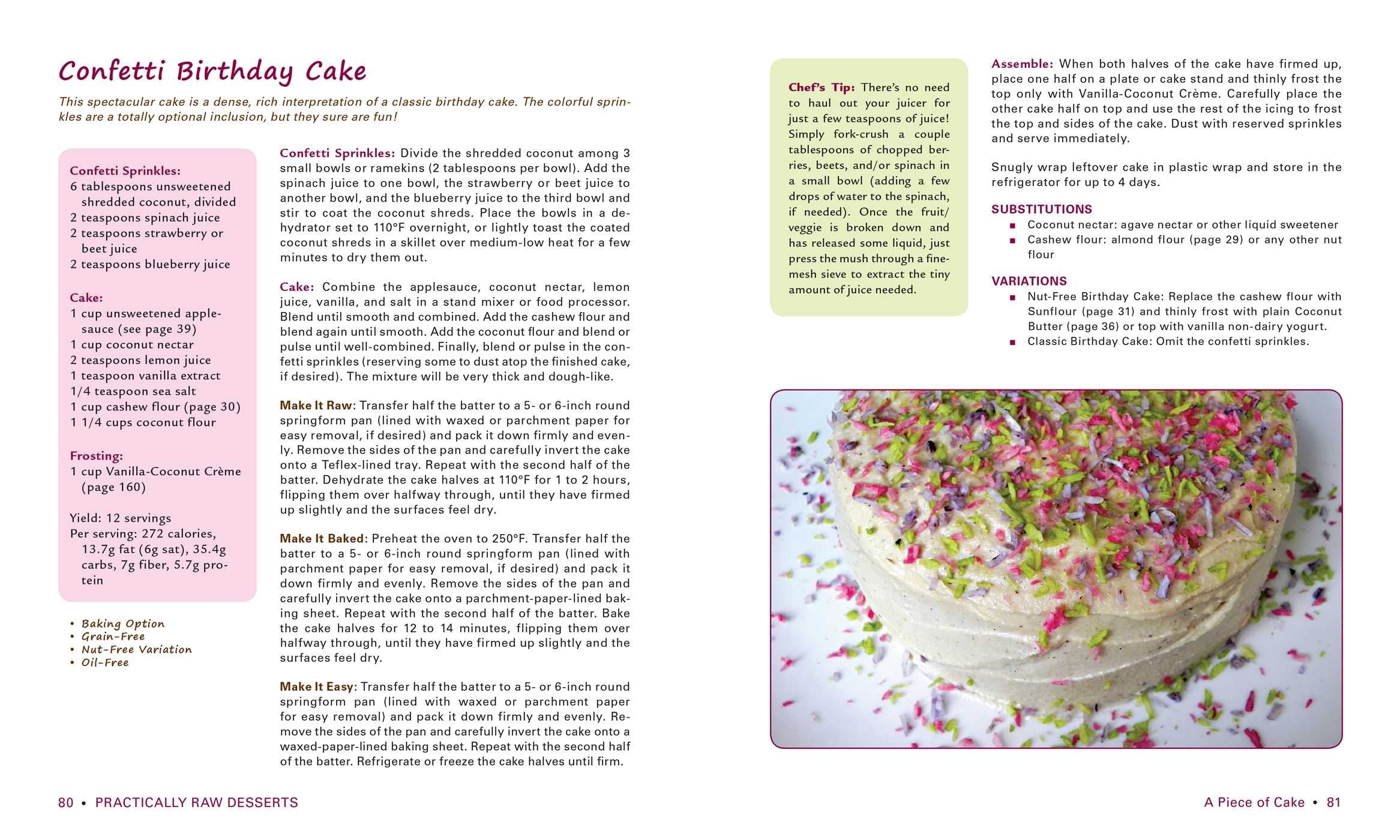*Sale* (Special Diet - Raw) Amber Shea Crawley. Practically Raw Desserts: Flexible Recipes for All-Natural Sweets and Treats.