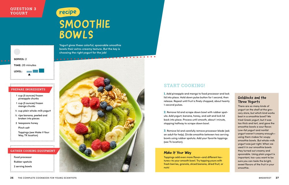 The Complete Cookbook for Young Scientists: Good Science Makes Great Food: 70+ Recipes, Experiments, & Activities (America's Test Kitchen)