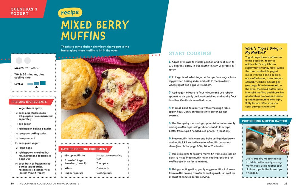 The Complete Cookbook for Young Scientists: Good Science Makes Great Food: 70+ Recipes, Experiments, & Activities (America's Test Kitchen)