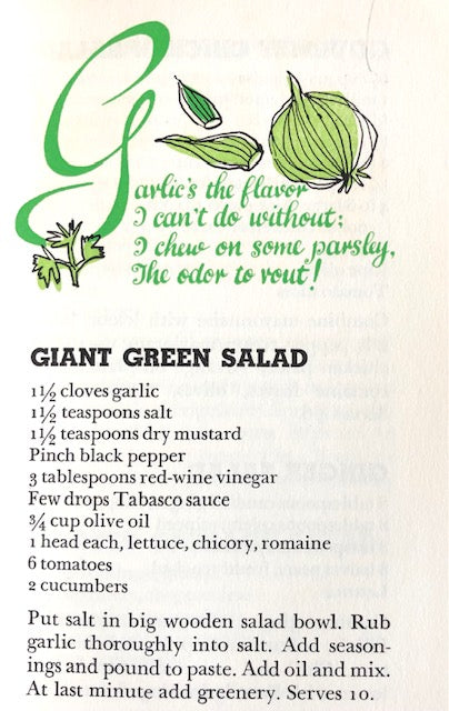 (*NEW ARRIVAL*) (Peter Pauper Press - Salad) The ABC of Salads.