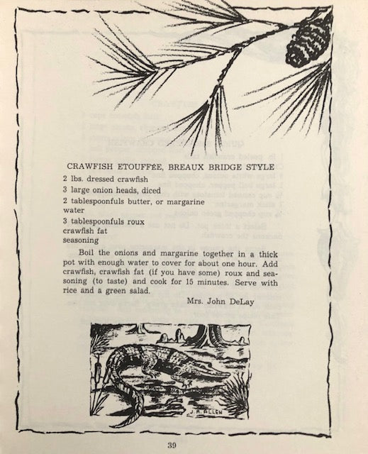 (Southern - New Orleans) Vidrine, Mercedes. Quelque Chose Piquante: Acadian Meat and Fish Recipes.