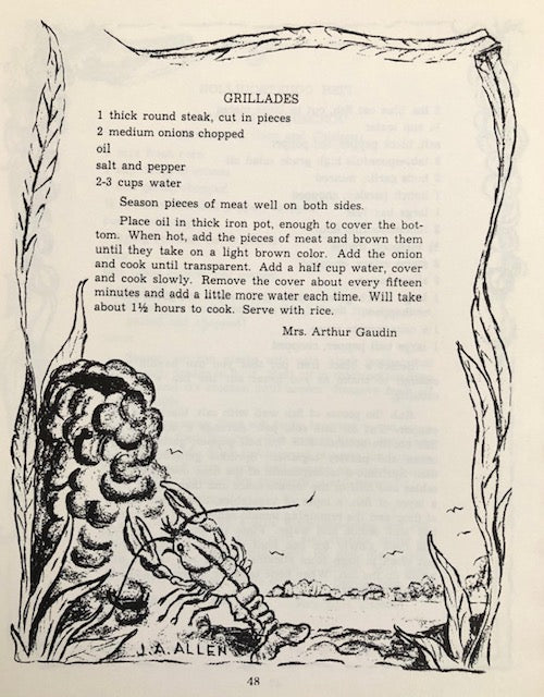 (Southern - New Orleans) Vidrine, Mercedes. Quelque Chose Piquante: Acadian Meat and Fish Recipes.