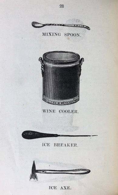 (*NEW ARRIVAL*) (Cocktails) [PAUL, Charlie]. Recipes of American and Other Iced Drinks.
