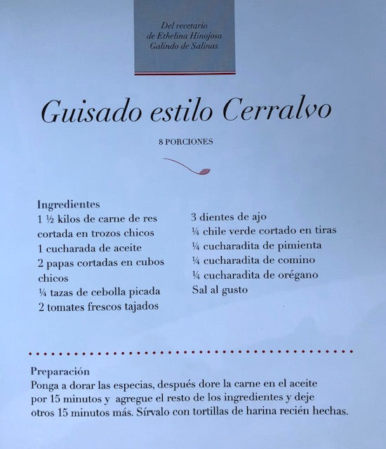 (Mexican) Rapport de Santos, Sonya. Cocina de Barbaras: Rescate de Antiguas Recetas Norestenses.