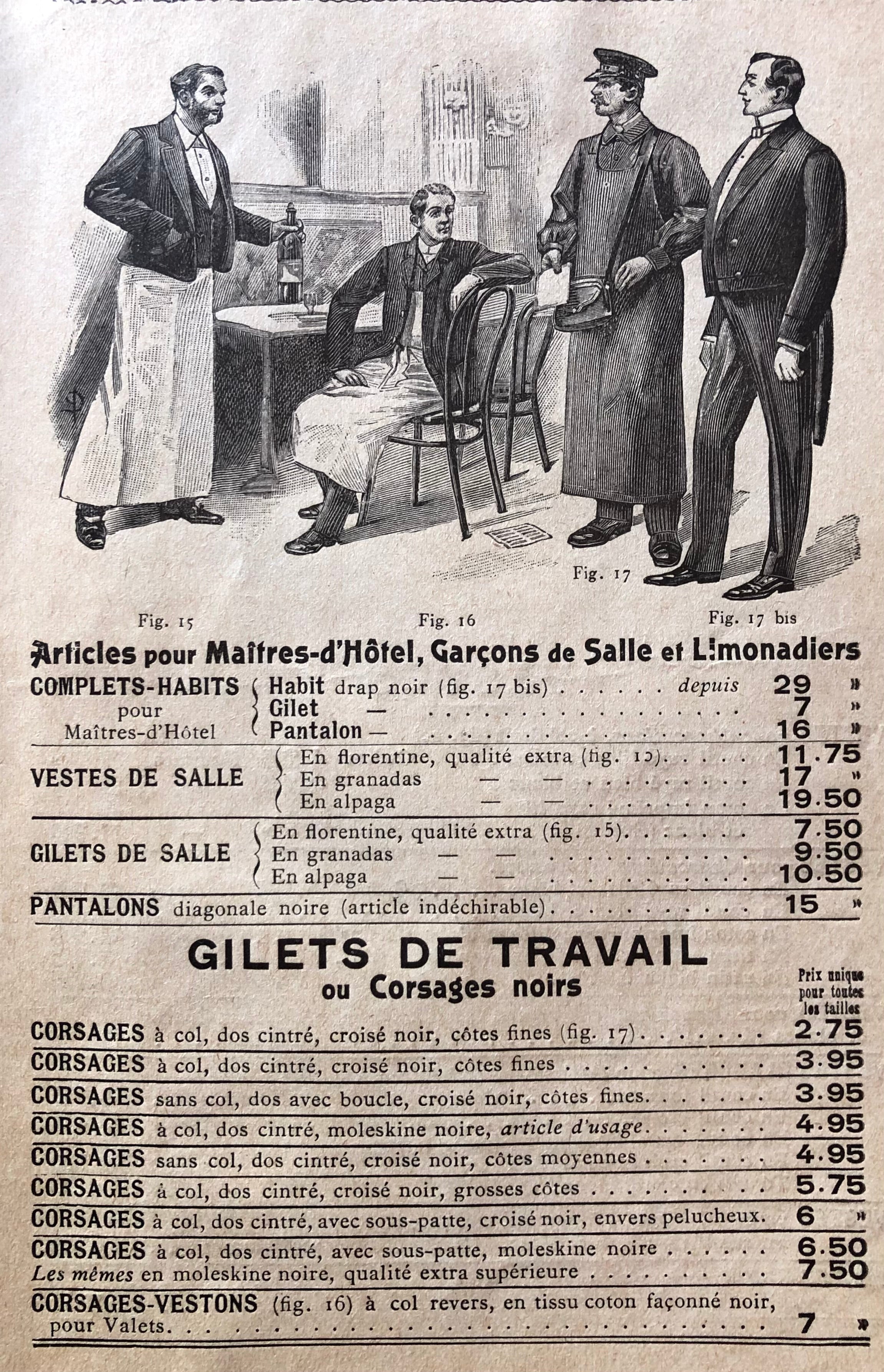 (Uniform Catalogue) Belle Jardiniere: Vetements de Travails.