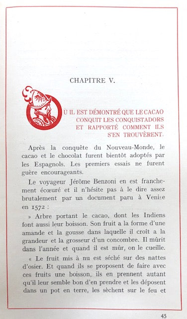 (Chocolate) Bourgaux, Albert.  Quartre Siecles d'Histoire du Cacao et du Chocolat. 