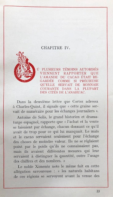 (Chocolate) Bourgaux, Albert.  Quartre Siecles d'Histoire du Cacao et du Chocolat. 