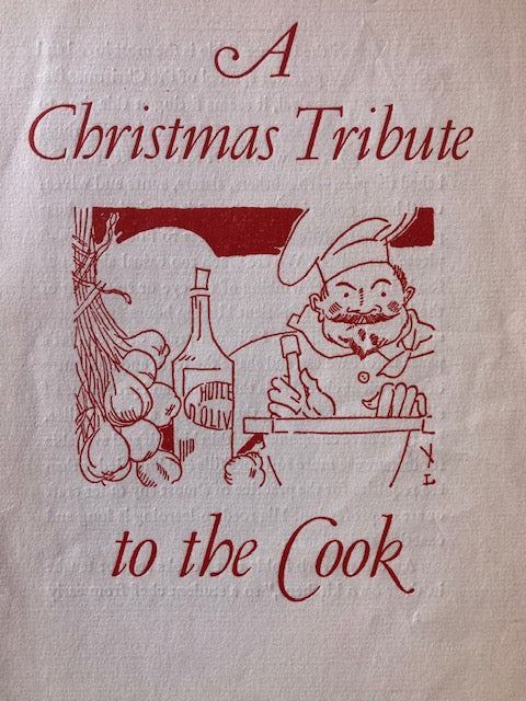 (Fine Press) Gaige, Crosby. A Christmas Tribute to the Cook.