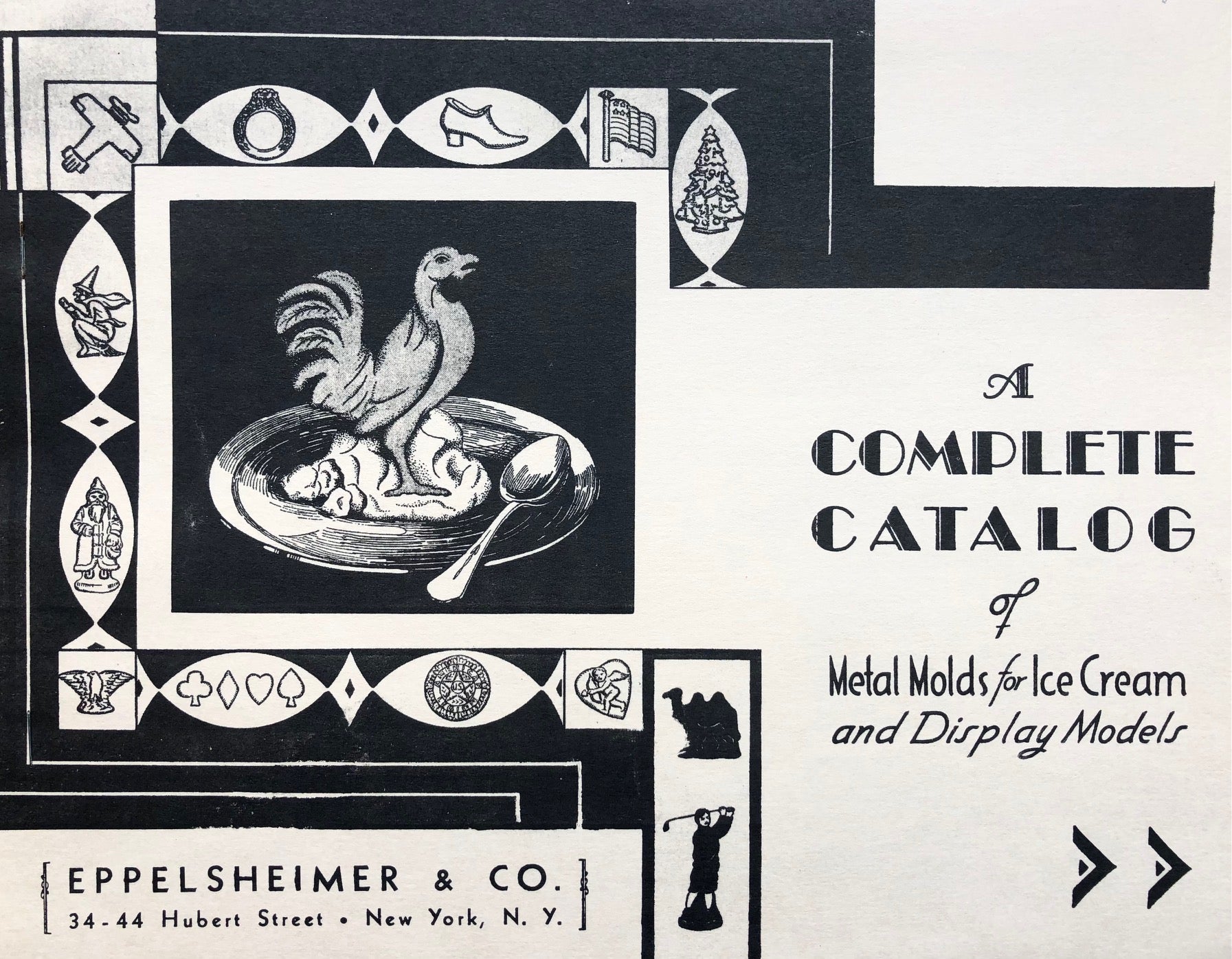 (Ice Cream) Eppelsheimer & Co. A Complete Catalog of Metal Moulds for Ice Cream and Display Models.