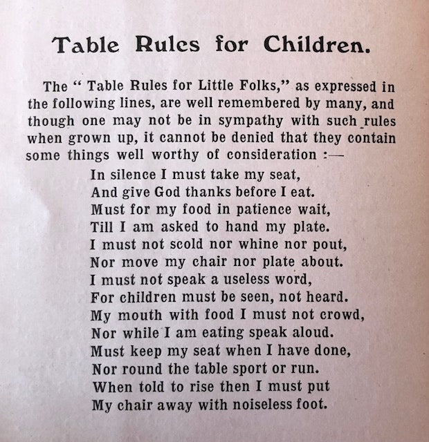 (Etiquette) C. Herman Senn.  The Art of the Table: How to Wait at Table. How to Fold Serviettes. How to Carve.