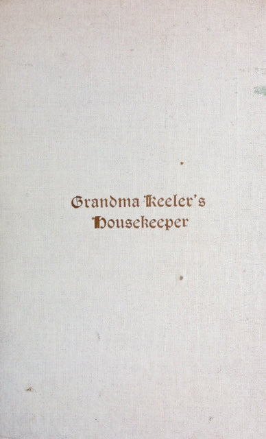 (Los Angeles) Keeler. Grandma Keeler's Housekeeper.