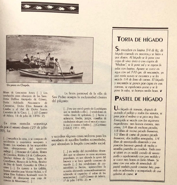 (Mexican) Boehm de Lameiras, Brigitte. Comer y Vivir in Guadalajara.