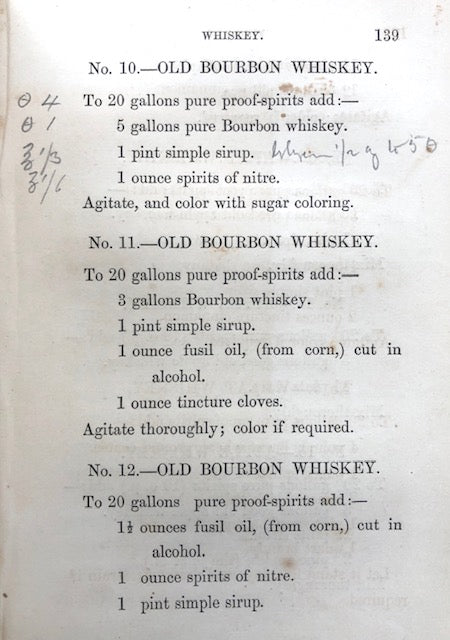 (Liquor) "A Practical Chemist".  A Treatise on the Manufacture, Imitation, Adulteration, and Reduction of...