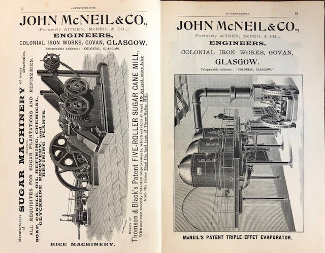 (*NEW ARRIVAL*) (Sugar) Geerligs, H.C. Prinsen.  On Cane Sugar and the Process of its Manufacture in Java. 