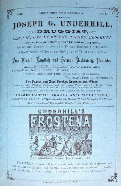 (New York - Brooklyn) Silleck, Miss Willie, ed. Reliable Cook Book…in Aid of Industrial School and Home for Destitute Children. 