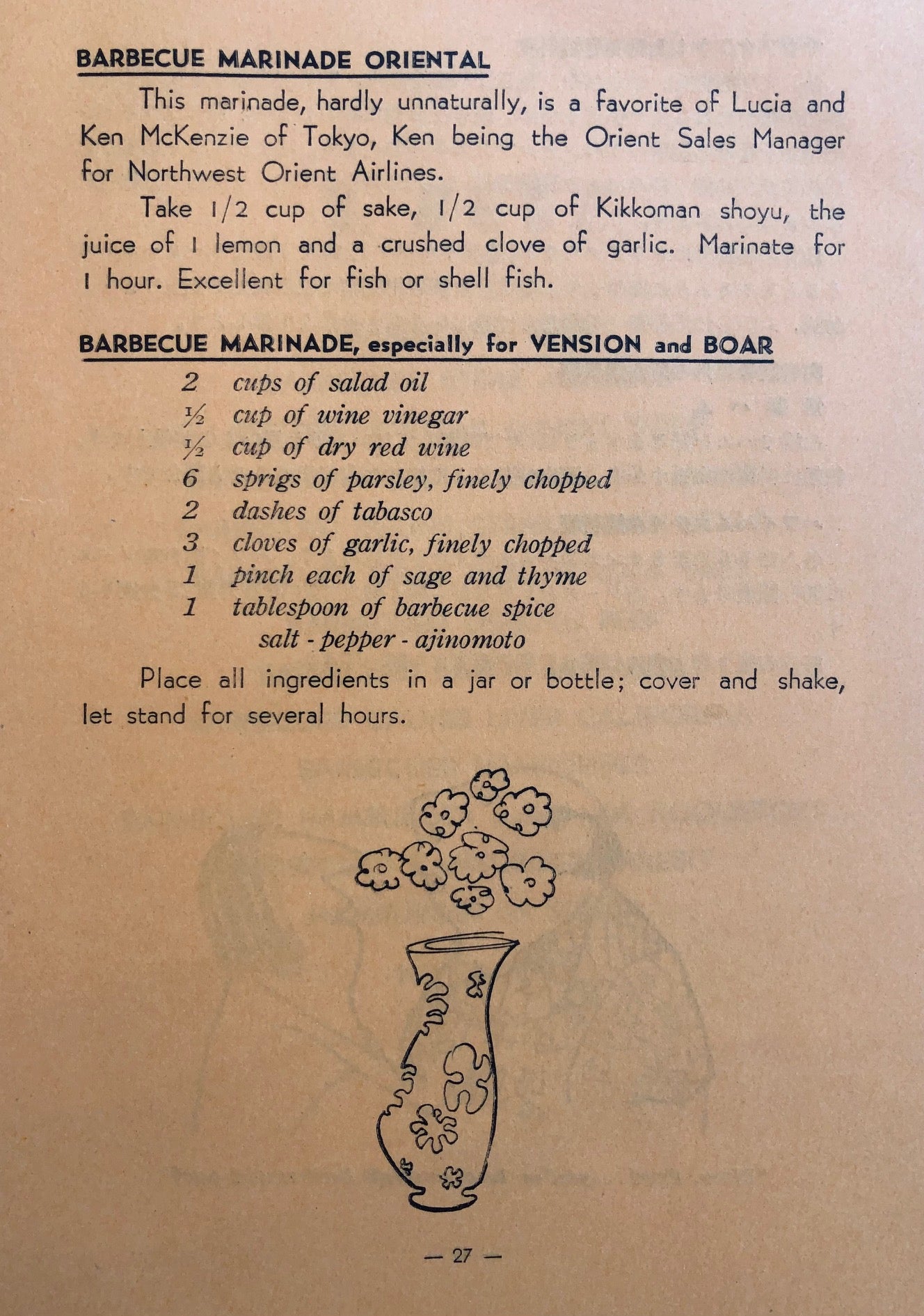 (Japanese) George Engler. Hibachi Barbecue in the American Manner: A Collection of Recipes from the Kitchens of George's Tokyo.