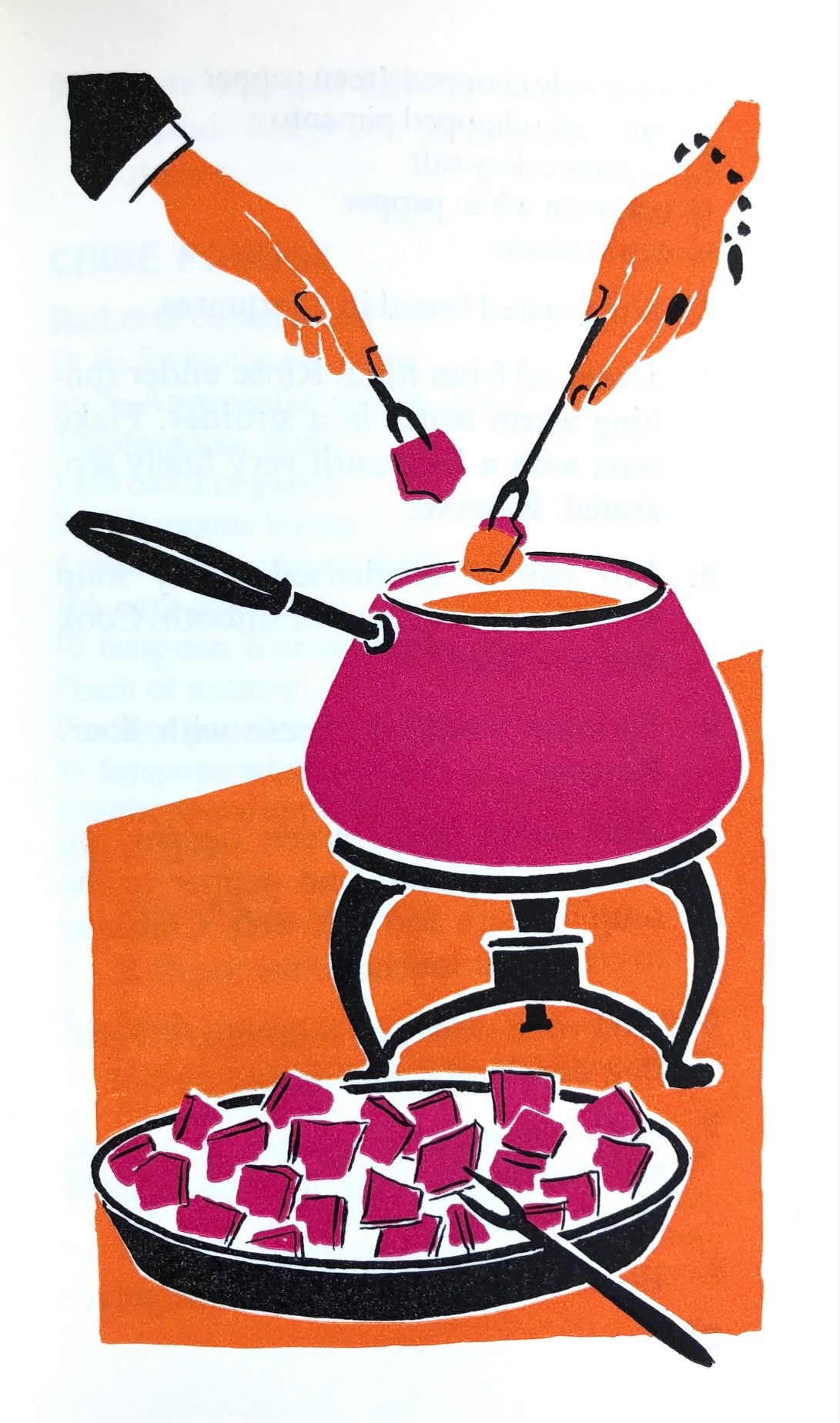 (*NEW ARRIVAL*) (Peter Pauper Press) Dorothy Becker & Nancy Wallace. Fabulous Fondues.