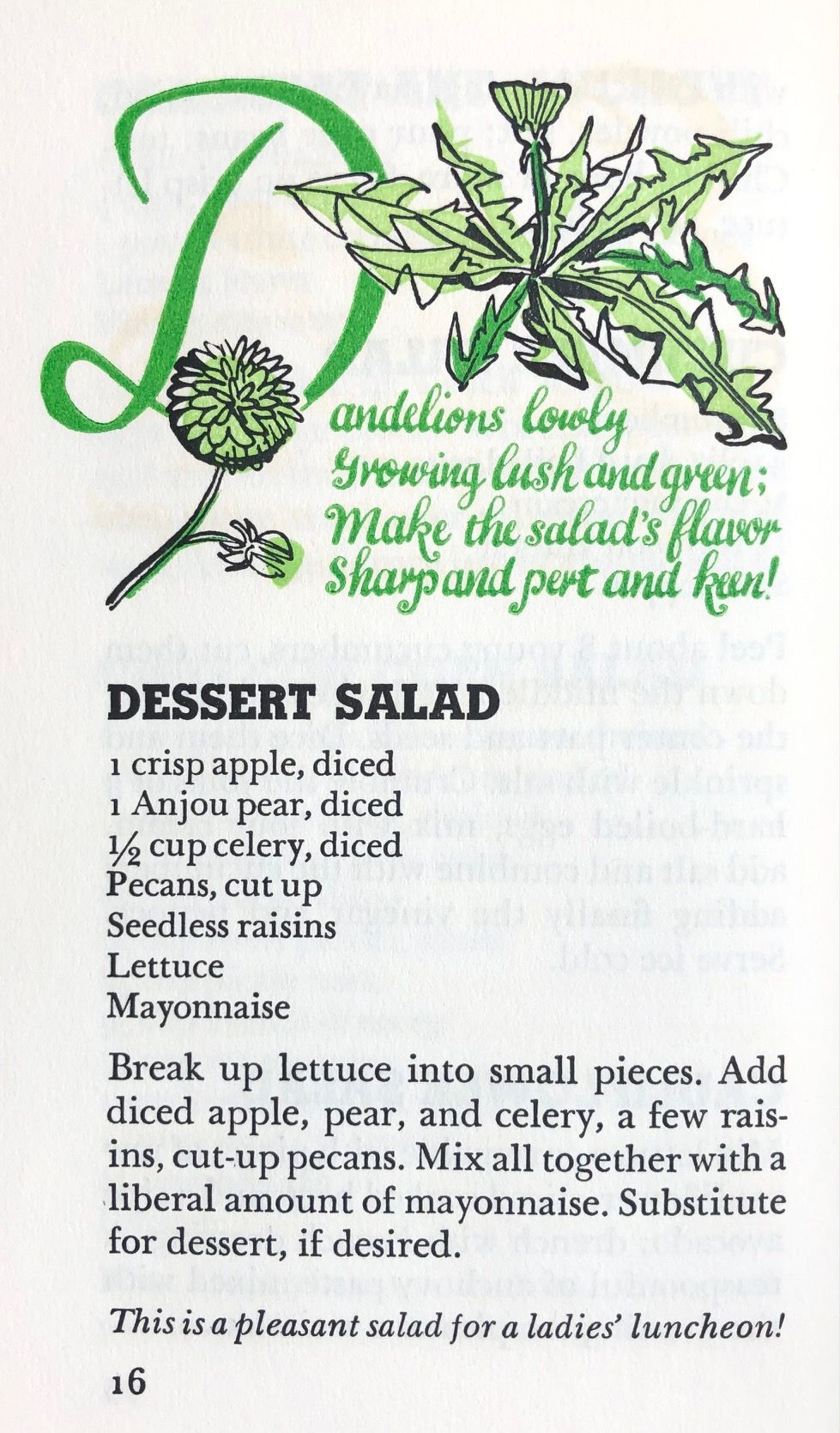 (*NEW ARRIVAL*) (Peter Pauper Press - Salad) The ABC of Salads.