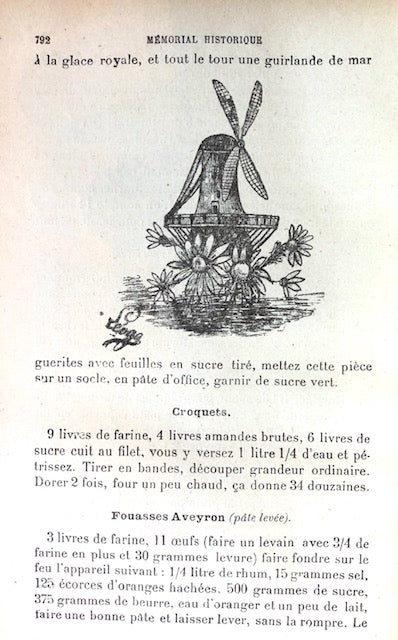 (Pastry) Pierre Lacam. Le Memorial Historique et Geographique de la Patisserie, contenant 3000 recettes de patisserie, glaces et liqueurs.