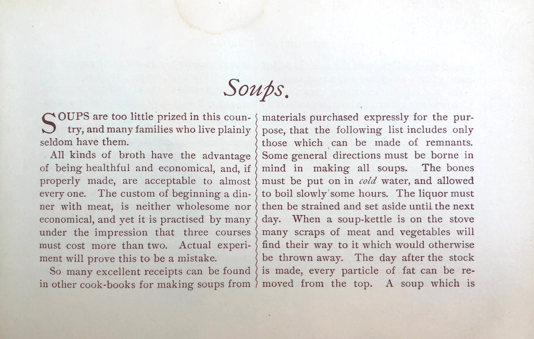 Brown, Susan Anna. Mrs. Gilpin's Frugalities: Remnants, and 200 Ways of Using Them.